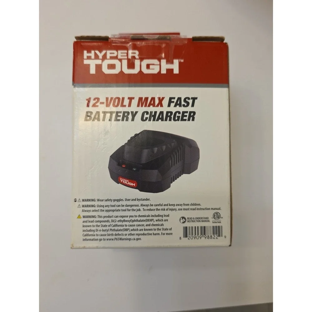 Hyper Tough 12V Max Fast Battery Charger for 12V Lit-Ion Batteries New Upgrade